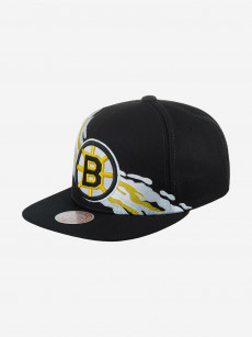 Бейсболка с прямым козырьком MITCHELL NESS 6HSSSH22087-BBNBLCK Boston Bruins NHL (черный), Черный