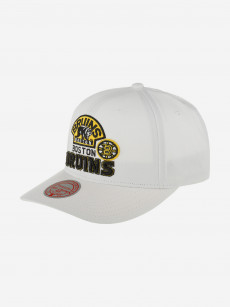 Бейсболка MITCHELL NESS HHSS5758-BBNYYPPPWHIT Boston Bruins NHL (белый), Белый