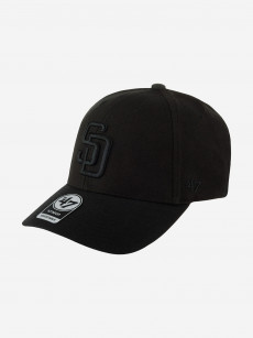 Бейсболка 47 BRAND B-MVP21WBV-BKB San Diego Padres MLB (черный), Черный