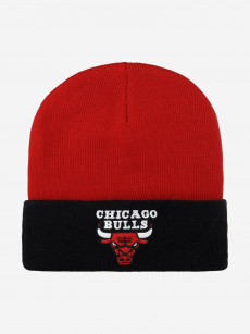 Шапка с отворотом MITCHELL NESS MN-NBA-EU174-CHIBUL-RED Chicago Bulls NBA (красный), Красный