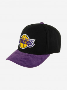 Бейсболка MITCHELL NESS HP7976-LALBLCK Los Angeles Lakers NBA (черный), Черный