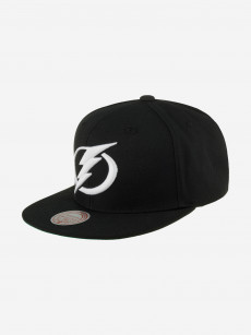 Бейсболка MITCHELL NESS HHSS6743-TBLYYPPPBLCK Tampa Bay Lightning NHL (черный), Черный