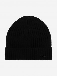 Шапка с отворотом STETSON 8599211 BEANIE CASHMERE (черный), Черный