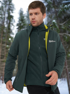 Куртка софтшелл мужская Jack Wolfskin Bornberg, Зеленый