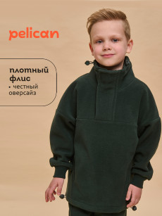 Толстовка для мальчиков Pelican, Зеленый