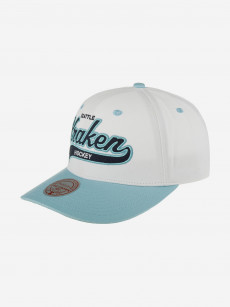 Бейсболка MITCHELL NESS HHSS7286-SKRYYPPPWHIT Seattle Kraken NHL (голубой), Голубой