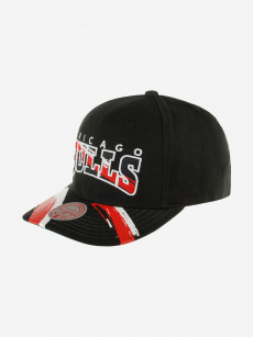 Бейсболка MITCHELL NESS HHSS5989-CBUYYPPPBLCK Chicago Bulls NBA (черный), Черный