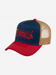 Бейсболка с сеточкой STETSON 7751190 TRUCKER CAP ON VACATION (синий), Синий