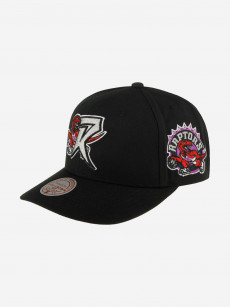 Бейсболка MITCHELL NESS HHSS6278-TRAYYPPPBLCK Toronto Raptors NBA (черный), Черный