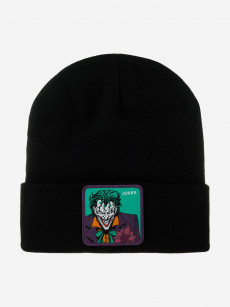 Шапка с отворотом CAPSLAB CL/DC/1/BON1/JOK1 DC Comics Joker (черный), Черный