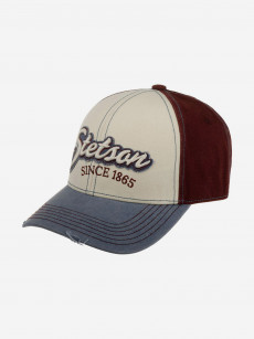 Бейсболка STETSON 7721143 BASEBALL CAP VINTAGE DISTRESSED (голубой), Голубой