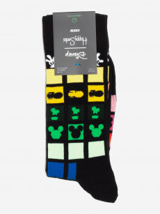 Носки с рисунками Happy Socks x Disney, Keep It Together, Черный