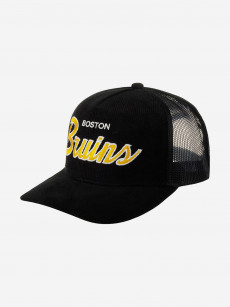 Бейсболка с сеточкой MITCHELL NESS HHSS6006-BBNYYPPPBLCK Boston Bruins NHL (черный), Черный