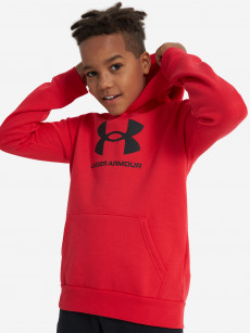 Худи для мальчиков Under Armour Rival, Красный