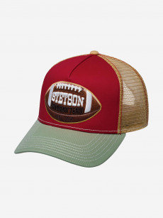 Бейсболка с сеточкой STETSON 7751178 TRUCKER CAP COLLEGE FOOTBALL (оливковый), Мультицвет