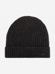 Шапка с отворотом STETSON 8599211 BEANIE CASHMERE (серый), Серый