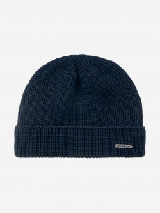 Шапка с отворотом STETSON 8599345 BEANIE MERINO (синий), Синий