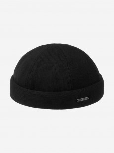 Шапка докер STETSON 8811101 DOCKER COTTON (черный), Черный