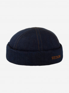 Шапка докер STETSON 8821117 DOCKER DENIM SUSTAINABLE (синий), Синий