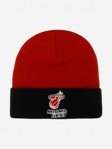 Шапка с отворотом MITCHELL NESS MN-NBA-EU174-MIAHEA-BLK Miami Heat NBA (черный), Черный