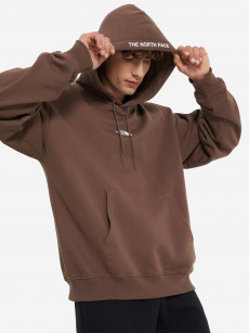 Худи мужская оверсайз The North Face Zumu Hoodie, Коричневый