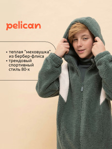 Толстовка для мальчиков Pelican, Зеленый