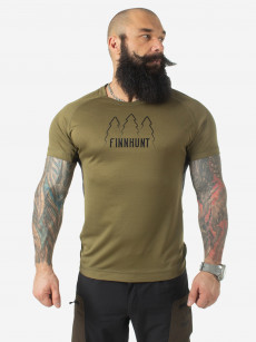 Футболка FINNHUNT Mesh T-shirt, Зеленый