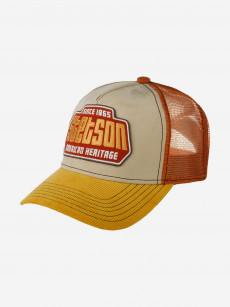 Бейсболка с сеточкой STETSON 7761116 TRUCKER CAP BRICKSTONE (желтый), Желтый