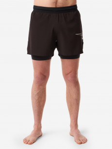 ШОРТЫ С ПОЯСОМ МУЖСКИЕ ELEVATE SHORT 5 | BLACK, Черный