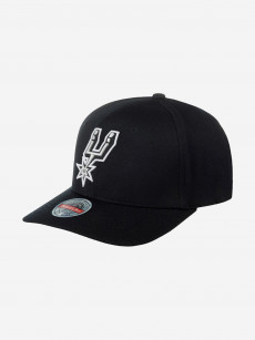 Бейсболка MITCHELL NESS HHSS3257-SASYYPPPBLCK San Antonio Spurs NBA (черный), Черный