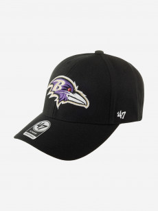 Бейсболка 47 BRAND F-MVP03WBV-BK Baltimore Ravens NFL (черный), Черный