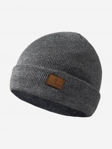 Водонепроницаемая шапка-бини мужская Dexshell Beanie Hat (-20°) для охоты, рыбалки, туризма, занятий спортом, Серый