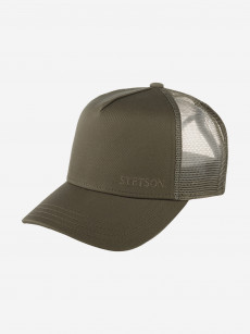 Бейсболка с сеточкой STETSON 7751179 TRUCKER CAP COTTON (оливковый), Мультицвет