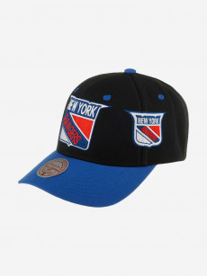 Бейсболка MITCHELL NESS HHSS7312-NYAYYPPPBLCK New York Rangers NHL (черный), Черный