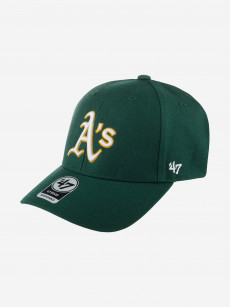 Бейсболка 47 BRAND B-MVP18WBV-DG Oakland Athletics MLB (зеленый), Зеленый