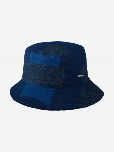 Панама STETSON 1810903 BUCKET PW (синий), Синий