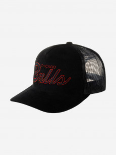 Бейсболка с сеточкой MITCHELL NESS HHSS6002-CBUYYPPPBLCK Chicago Bulls NBA (черный), Черный