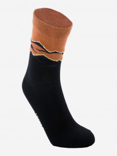 Носки VIKING Boosocks Mid Bamboo Black/Orange, Оранжевый