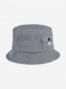 Панама DJINNS Bucket Hat WoolMelange (серый), Серый