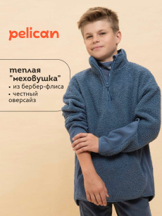 Толстовка для мальчиков Pelican, Синий