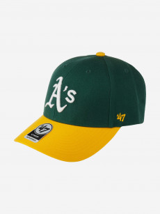 Бейсболка 47 BRAND B-MVPTT18WBV-DG Oakland Athletics MLB (зеленый), Зеленый