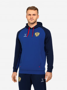 Худи спортивное Jogel NATIONAL Cotton Hoodie, цвет темно-синий, Синий