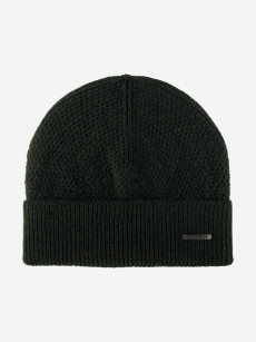 Шапка с отворотом STETSON 8599396 BEANIE MERINO WOOL (оливковый), Мультицвет