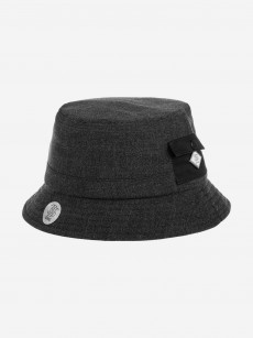 Панама DJINNS Bucket Hat WoolMelange (черный), Черный