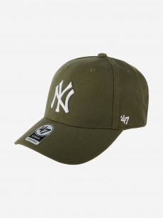 Бейсболка 47 BRAND B-MVPSP17WBP-SWL New York Yankees MLB (оливковый), Мультицвет