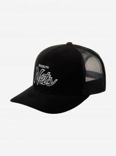 Бейсболка с сеточкой MITCHELL NESS HHSS6002-BNEYYPPPBLCK Brooklyn Nets NBA (черный), Черный