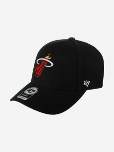 Бейсболка 47 BRAND K-MVP27WBV-BK Miami Heat NBA (черный), Черный