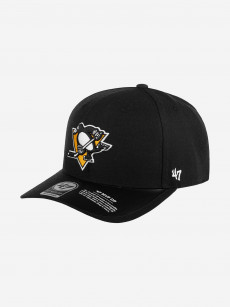 Бейсболка 47 BRAND H-CLZOE15WBP Pittsburgh Penguins NHL (черный), Серый