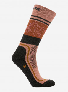 Носки VIKING Boosocks Heavy Bamboo Pink/Grey, Розовый