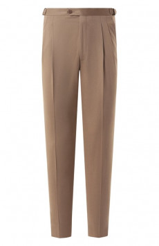 Брюки из шерсти и хлопка Corneliani